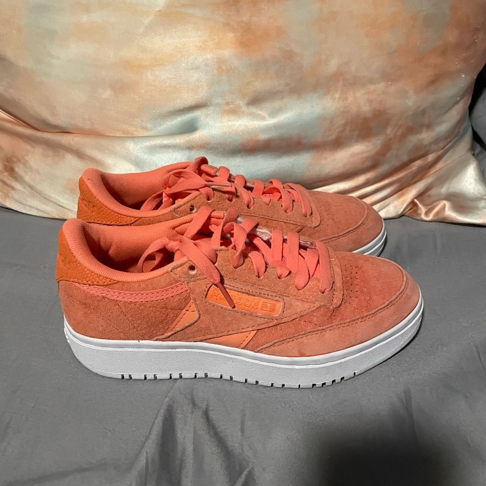 Women’s Reebok Club C Double Leather Platform Sneaker